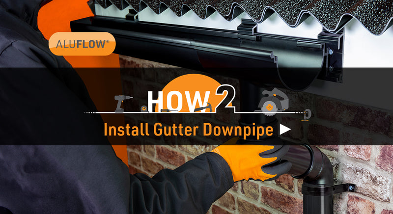 How to install aluminium downpipe