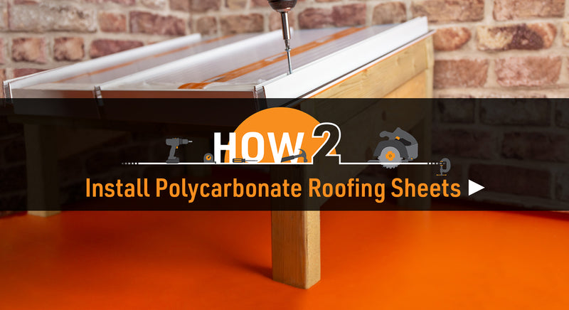 How to install polycarbonate roofing sheets