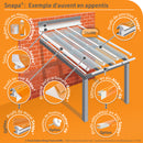 installation de plaques polycarbonate avec profiles pvc Snapa infographie [language-fr]