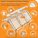 Installation de plaques de polycarbonate sur un toit faîtier avec profilés snapa [language-fr]