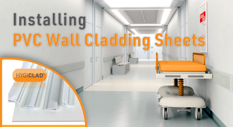 Installing PVC wall cladding sheets