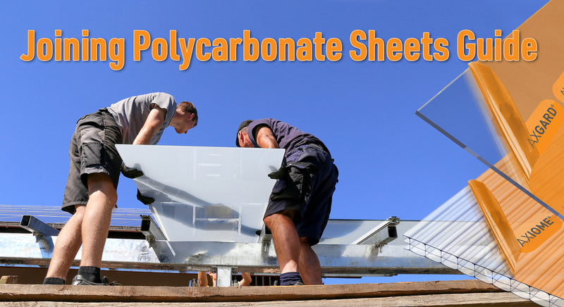 Joining polycarbonate sheets guide