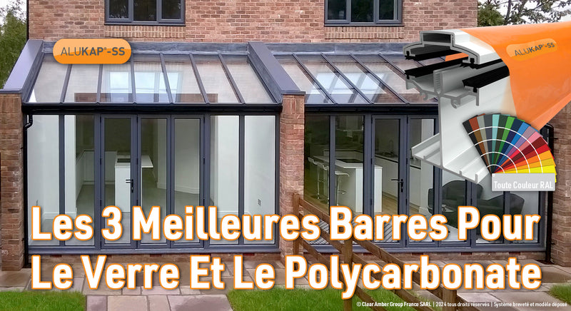 Les 3 meilleures barres pour le verre et le polycarbonate