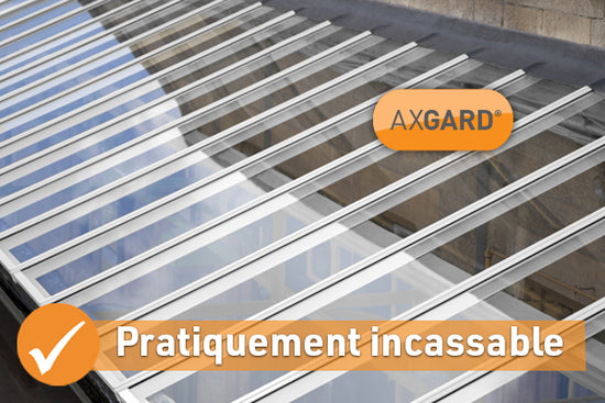 plaque en polycarbonate compact pratiquement incassable
