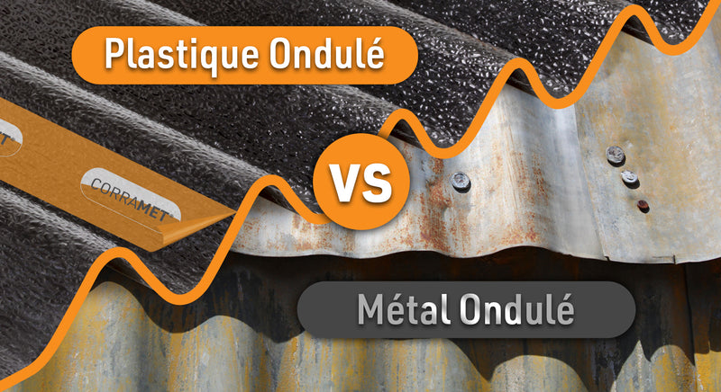 Plastique ondulé vs métal ondulé