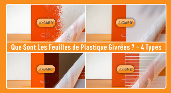 Que sont les feuilles de plastique givrées ? - 4 types