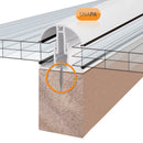 snapa glazing bar base screws insitu