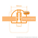 Snapa Glazing Bar Technical Image