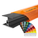 Barre de vitrage horizontale en aluminium Alukap-XR 2,1 m