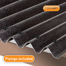 Corramet Black Corrugated Sheet Kit Insitu