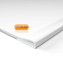 Hygicald hygienic wall cladding j end trim white insitu