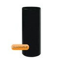 Quadraflo Round Downpipe Black