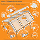 polycarbonate sheets installation on a apex roof with snapa glazing bars infographic [language-en]