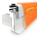 alukap ss high span gable bar White front view