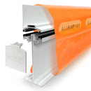 alukap ss high span wall bar White front view