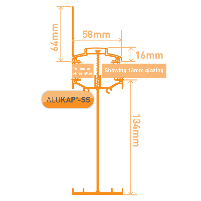 alukap ss high span wall bar technical profile Image - 01