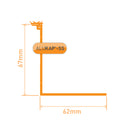 alukap ss low profile cap technical profile Image - 01