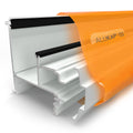 alukap ss wall eaves beam White front view
