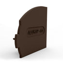 alukap ss wall eaves beam endcap Brown RH front view