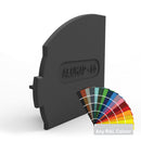 alukap ss wall eaves beam endcap RAL Colour RH front view