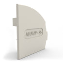 alukap ss wall eaves beam endcap White LH front view
