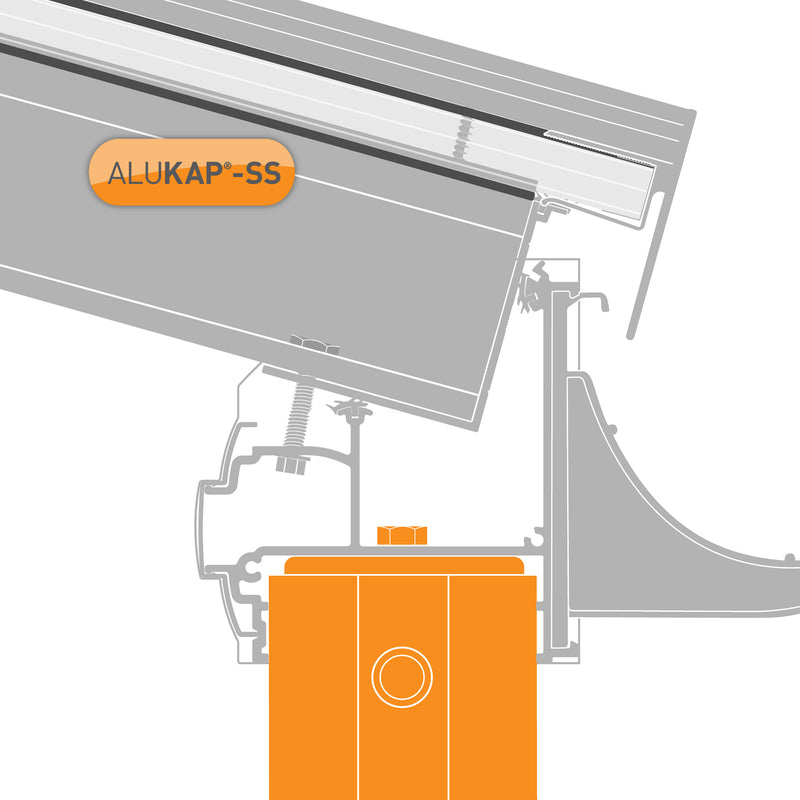 alukap ss wall eaves beam post technical profile Image - 04
