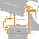 alukap ss wall & eaves beam technical profile Image - 03