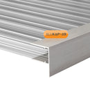alukap xr 16mm aluminium f section Insitu