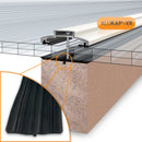 alukap xr 55mm slot fit rafter gasket Insitu