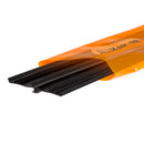 alukap xr 55mm slot fit rafter gasket front view