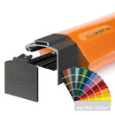 alukap xr 60mm gable bar RAL Colour front view