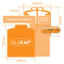 alukap xr 60mm gable bar technical profile Image