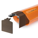 alukap xr gable bar Brown without rafter gasket front view