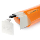 alukap xr gable bar White without rafter gasket front view