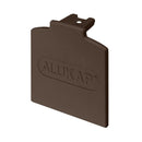 alukap xr glazing bar endcap Brown front view