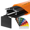 alukap xr hip bar Any Ral Colour with 45mm slot fit rafter gasket Colour front view