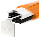 alukap xr hip bar White with 45mm slot fit rafter gasket front view