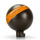 alukap xr ridge ball finial Brown front view