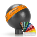 alukap xr ridge ball finial RAL Colour front view