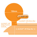 alukap xr ridge ball finial technical profile Image