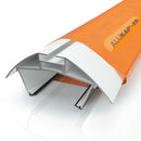 alukap xr ridge bar White without rafter gasket front view