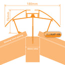 alukap xr ridge bar technical profile Image