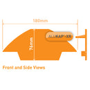alukap xr ridge gable end plate technical profile Image