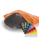 alukap xr ridge radius end cap RAL Colour front view