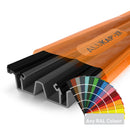 alukap xr valley bar RAL Colour front view