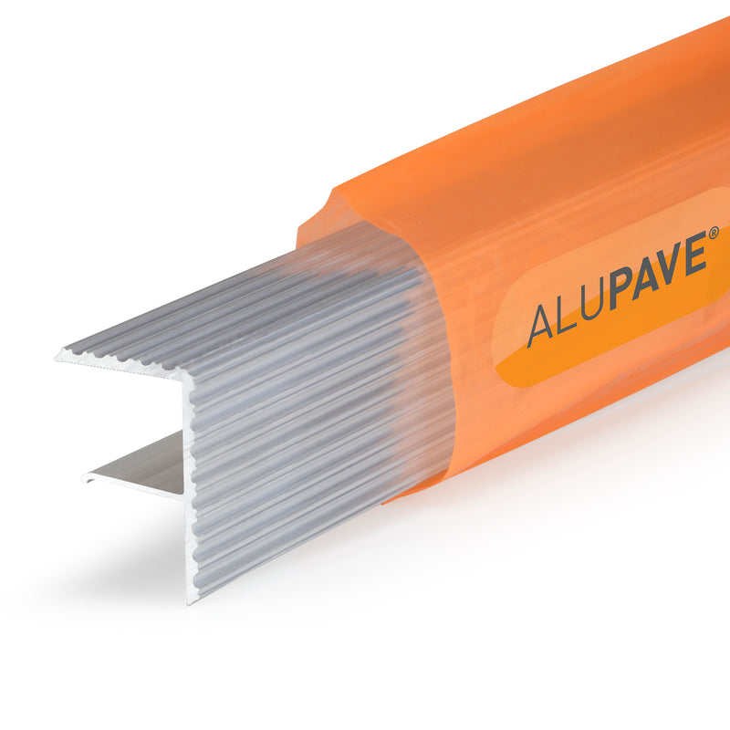Alupave Aluminium Decking Endstop Bar Mill Front View