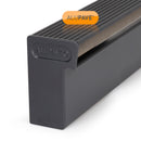 Alupave Aluminium Decking Gutter End Cap Grey Insitu