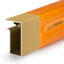 alupave aluminium decking roofing gutter Sand front view