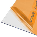 axgard clear 3mm uv protected glazing sheet front view