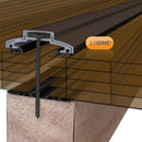 axiome bronze 25mm multiwall polycarbonate roofing sheet Insitu